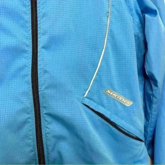 SUGOI Women’s Biking/Sports Jacket Windbreaker Bomber Fall Blue  M/L - Picture 12 of 12